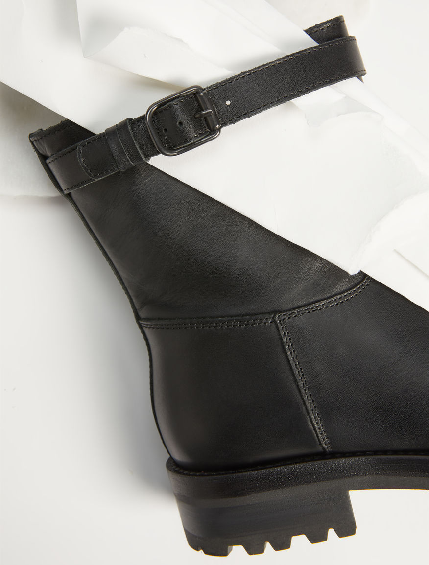 Leather biker boot Weekend Maxmara Leather biker boot Weekend Maxmara