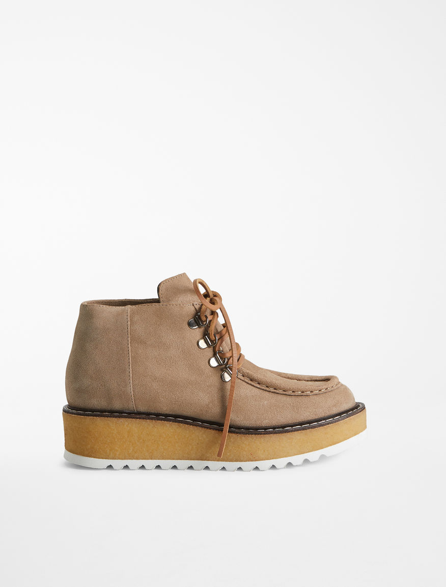 Suede leather low boot Weekend Maxmara Suede leather low boot Weekend Maxmara