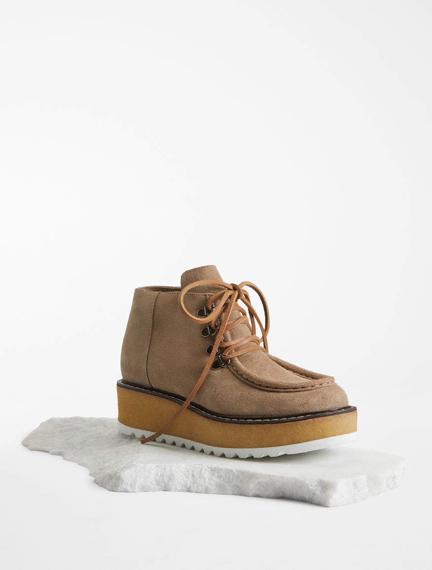 Suede leather low boot Weekend Maxmara Suede leather low boot Weekend Maxmara