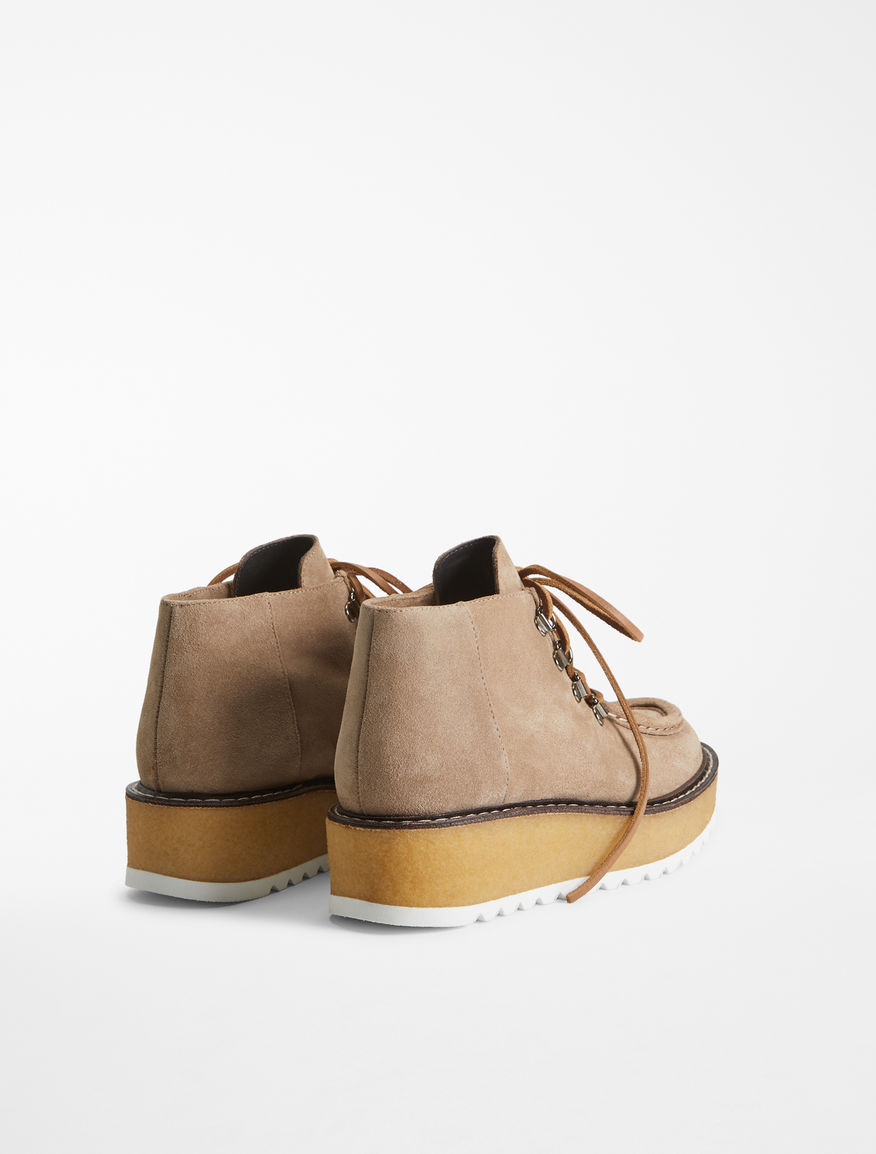 Suede leather low boot Weekend Maxmara Suede leather low boot Weekend Maxmara