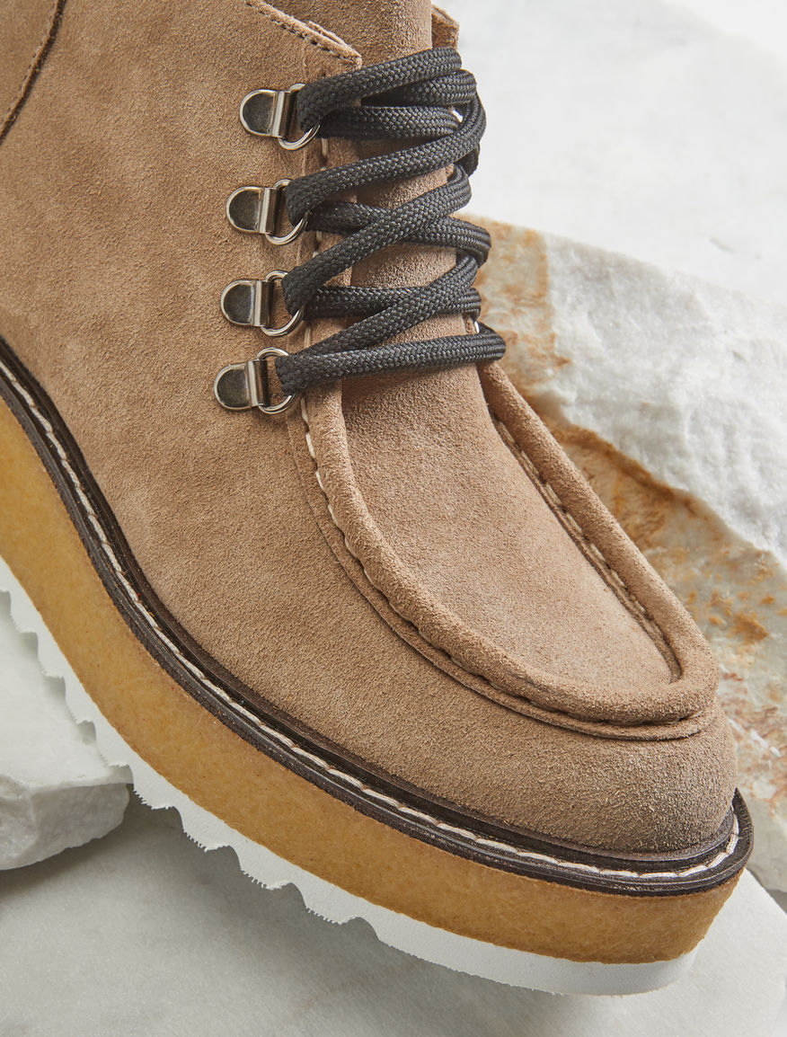 Suede leather low boot Weekend Maxmara Suede leather low boot Weekend Maxmara