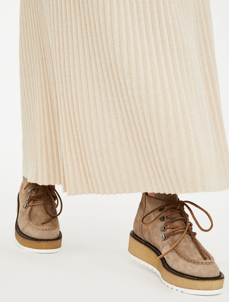 Suede leather low boot Weekend Maxmara Suede leather low boot Weekend Maxmara
