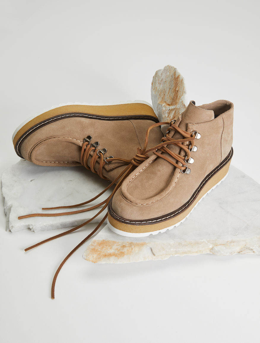 Suede leather low boot Weekend Maxmara Suede leather low boot Weekend Maxmara