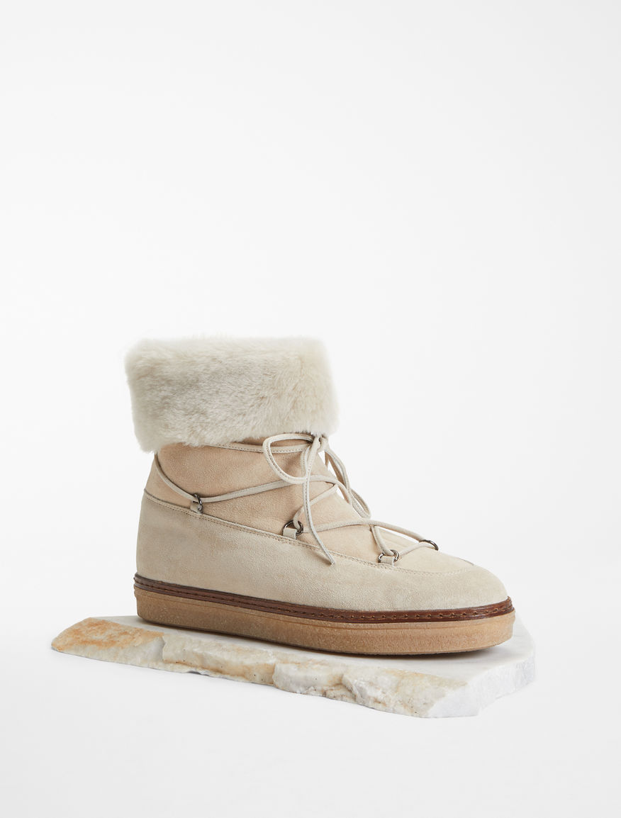 Flat boot in montone Weekend Maxmara Flat boot in montone Weekend Maxmara