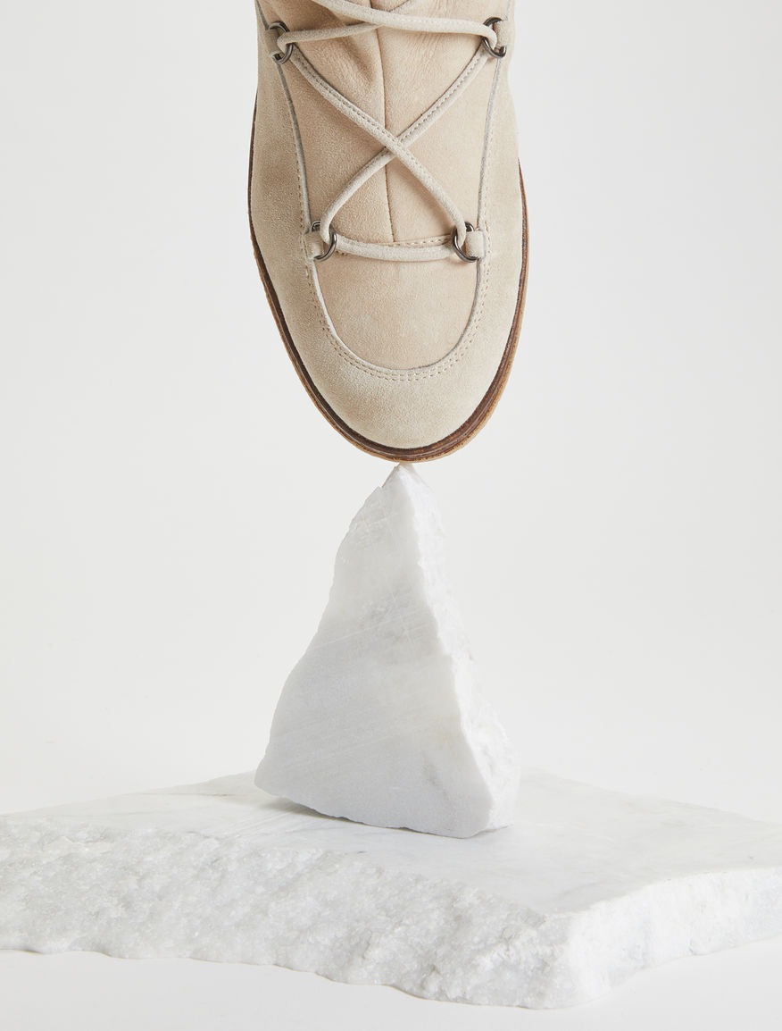 Flat boot in montone Weekend Maxmara Flat boot in montone Weekend Maxmara