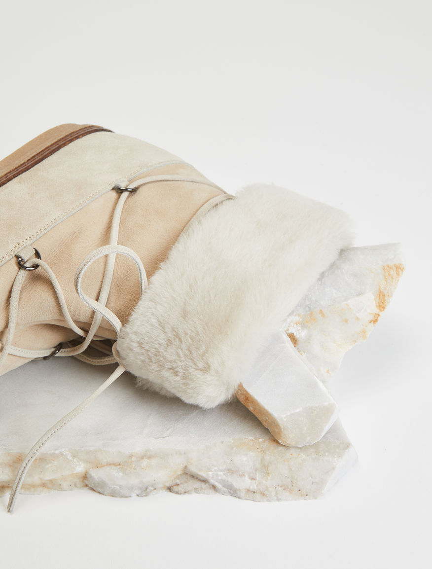 Flat boot in montone Weekend Maxmara Flat boot in montone Weekend Maxmara
