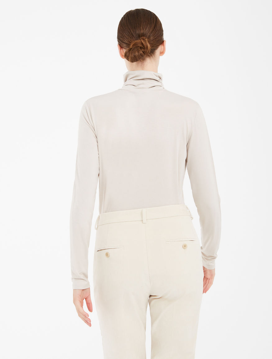 Stretch jersey polo neck jumper Weekend Maxmara Stretch jersey polo neck jumper Weekend Maxmara