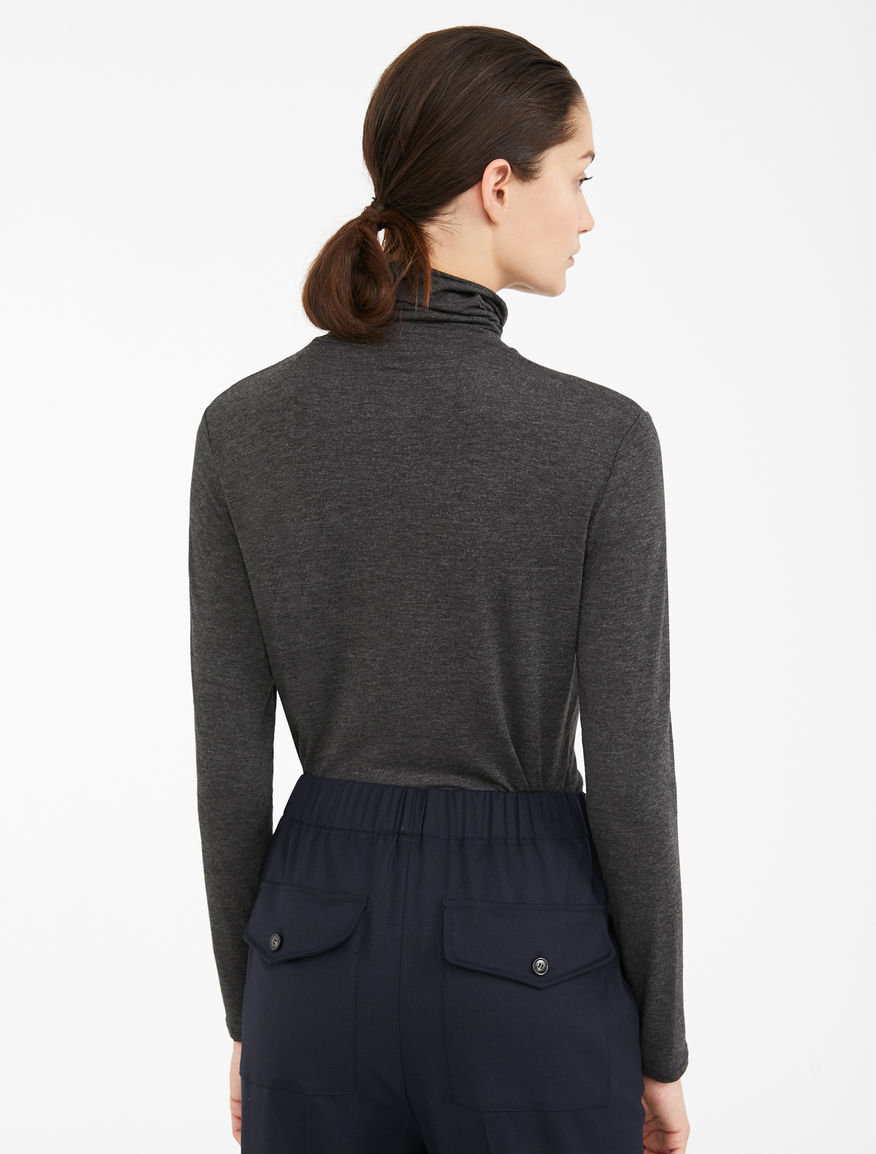 Stretch jersey polo neck jumper Weekend Maxmara Stretch jersey polo neck jumper Weekend Maxmara