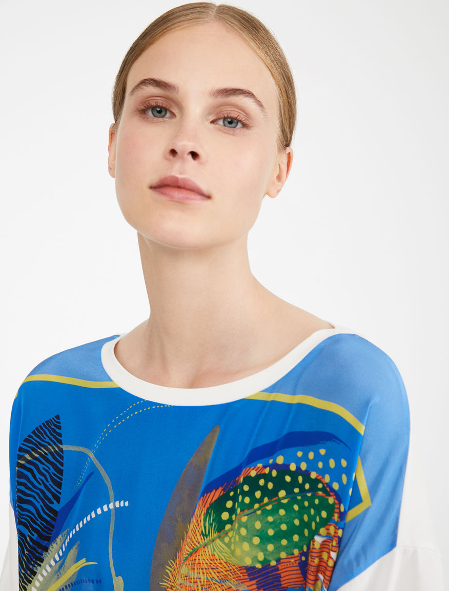 Silk crepe de chine T-shirt Weekend Maxmara Silk crepe de chine T-shirt Weekend Maxmara