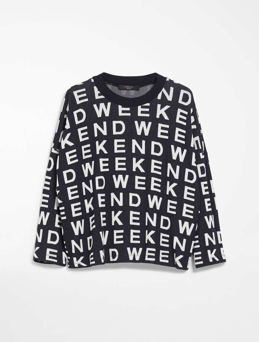 Jacquard jersey sweatshirt Weekend Maxmara Jacquard jersey sweatshirt Weekend Maxmara