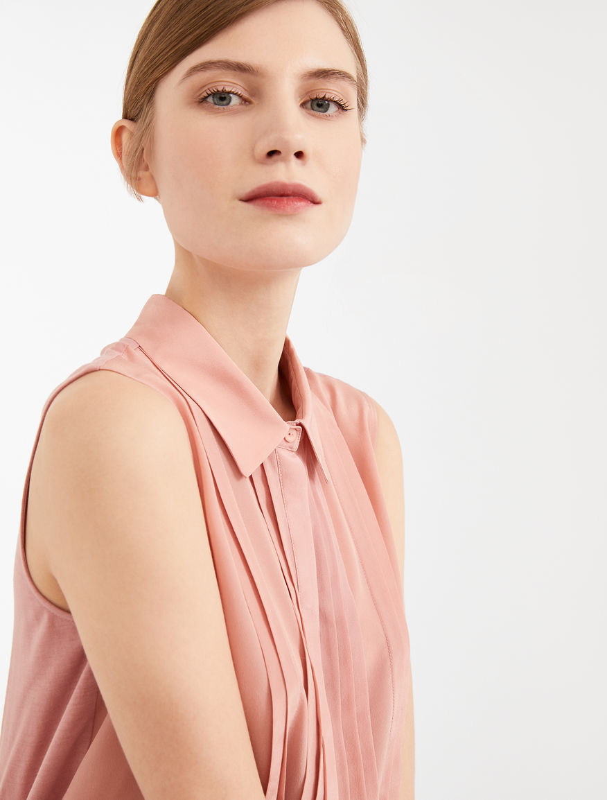 Top in silk and jersey Weekend Maxmara Top in silk and jersey Weekend Maxmara
