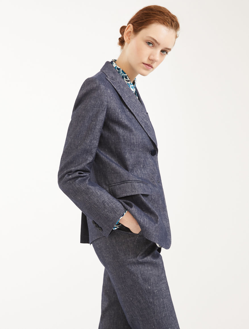 Cotton and linen blazer Weekend Maxmara Cotton and linen blazer Weekend Maxmara