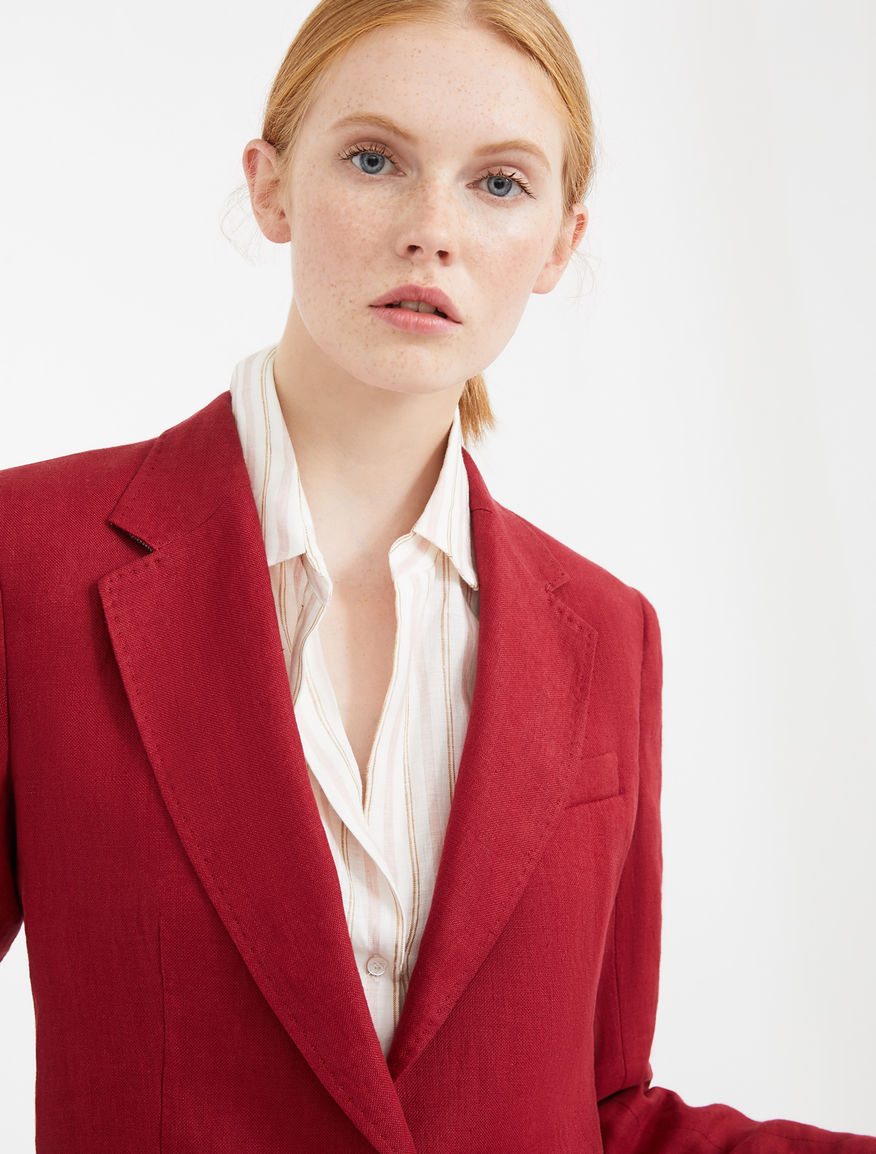 Linen canvas blazer Weekend Maxmara Linen canvas blazer Weekend Maxmara
