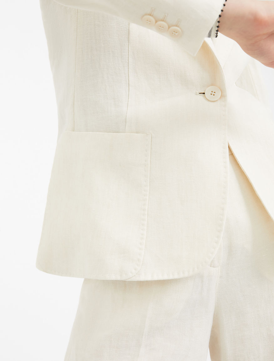 Linen canvas blazer Weekend Maxmara Linen canvas blazer Weekend Maxmara