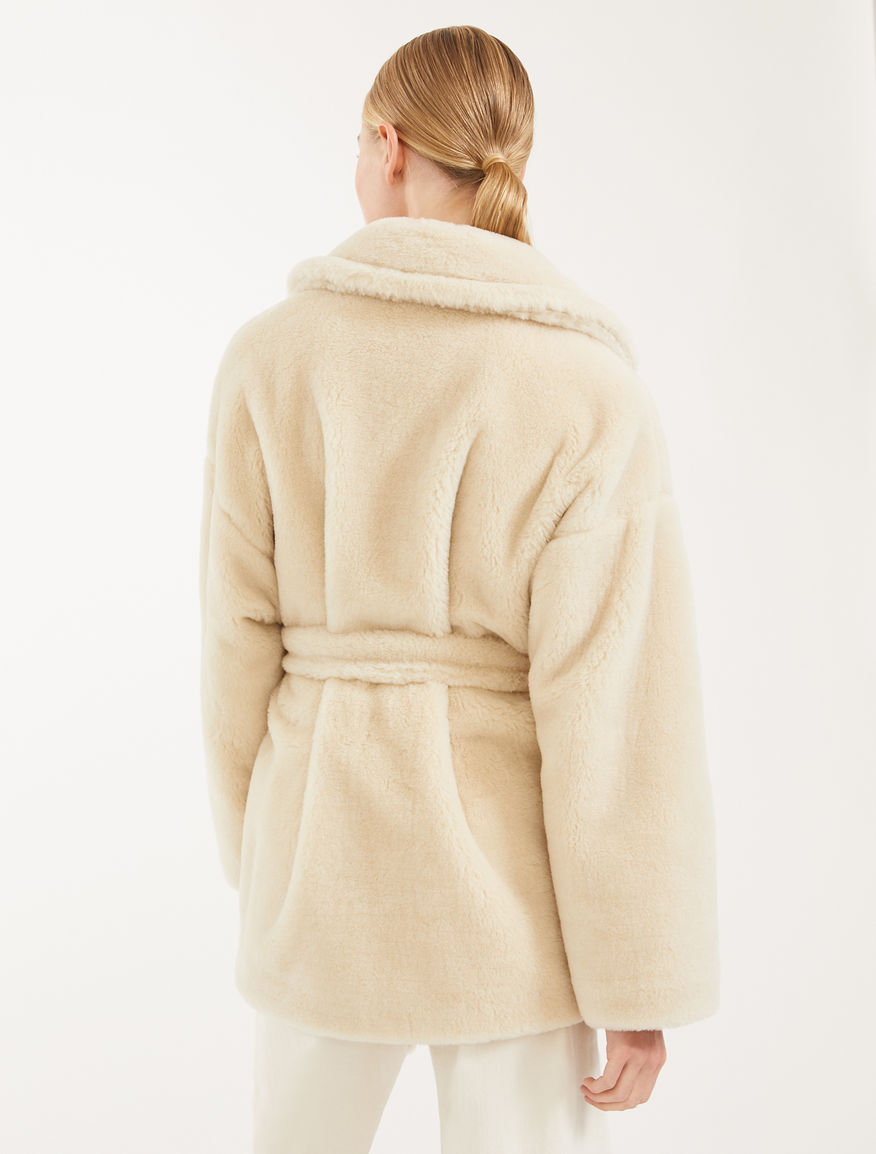 Coat in fur effect wool Weekend Maxmara Coat in fur effect wool Weekend Maxmara