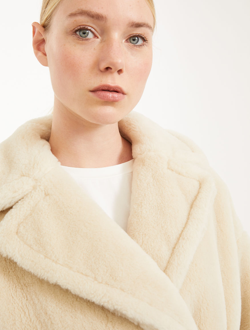 Coat in fur effect wool Weekend Maxmara Coat in fur effect wool Weekend Maxmara