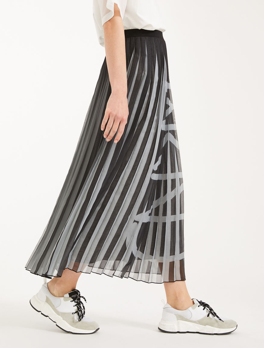 Skirt in chiffon and jersey Weekend Maxmara Skirt in chiffon and jersey Weekend Maxmara