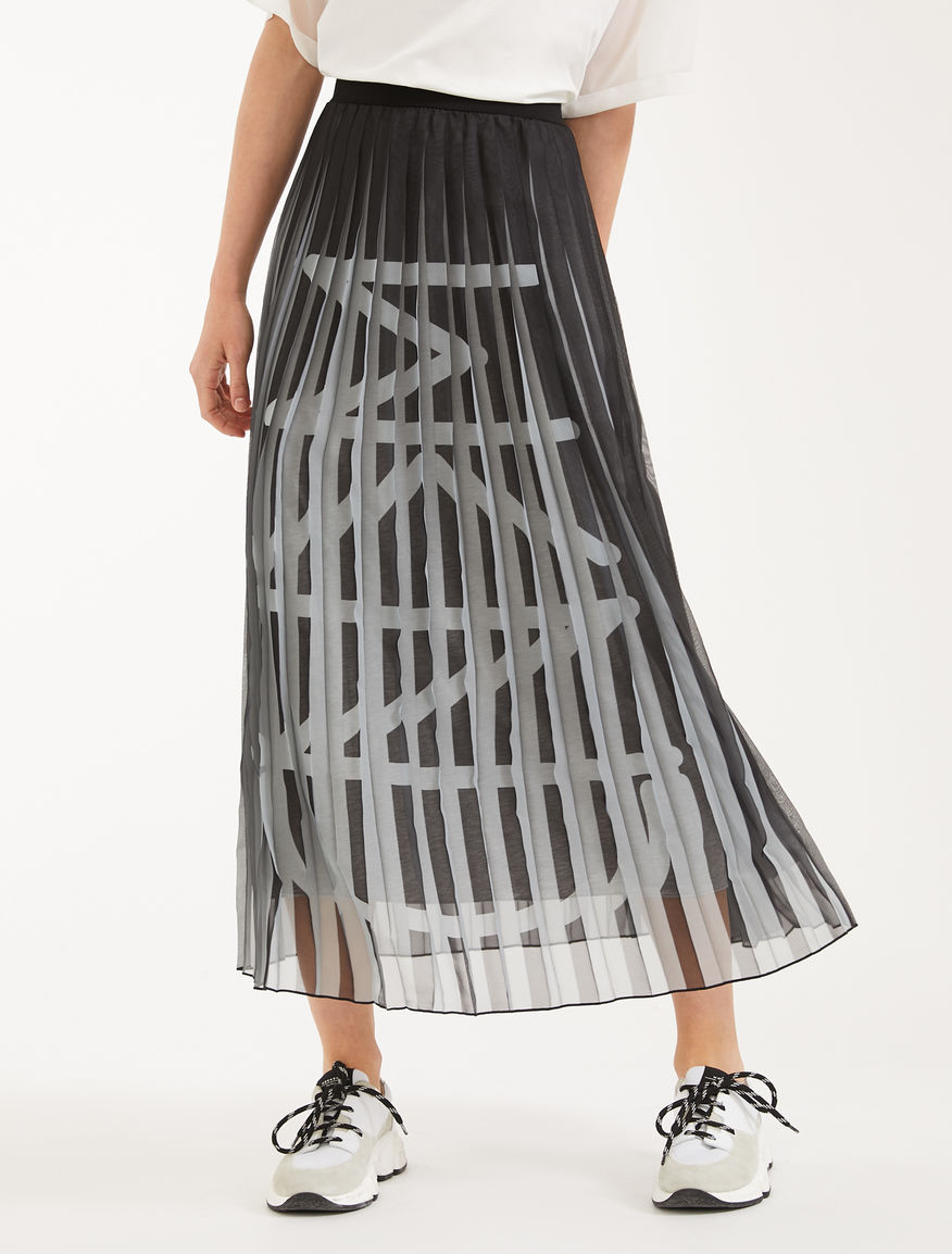 Skirt in chiffon and jersey Weekend Maxmara Skirt in chiffon and jersey Weekend Maxmara