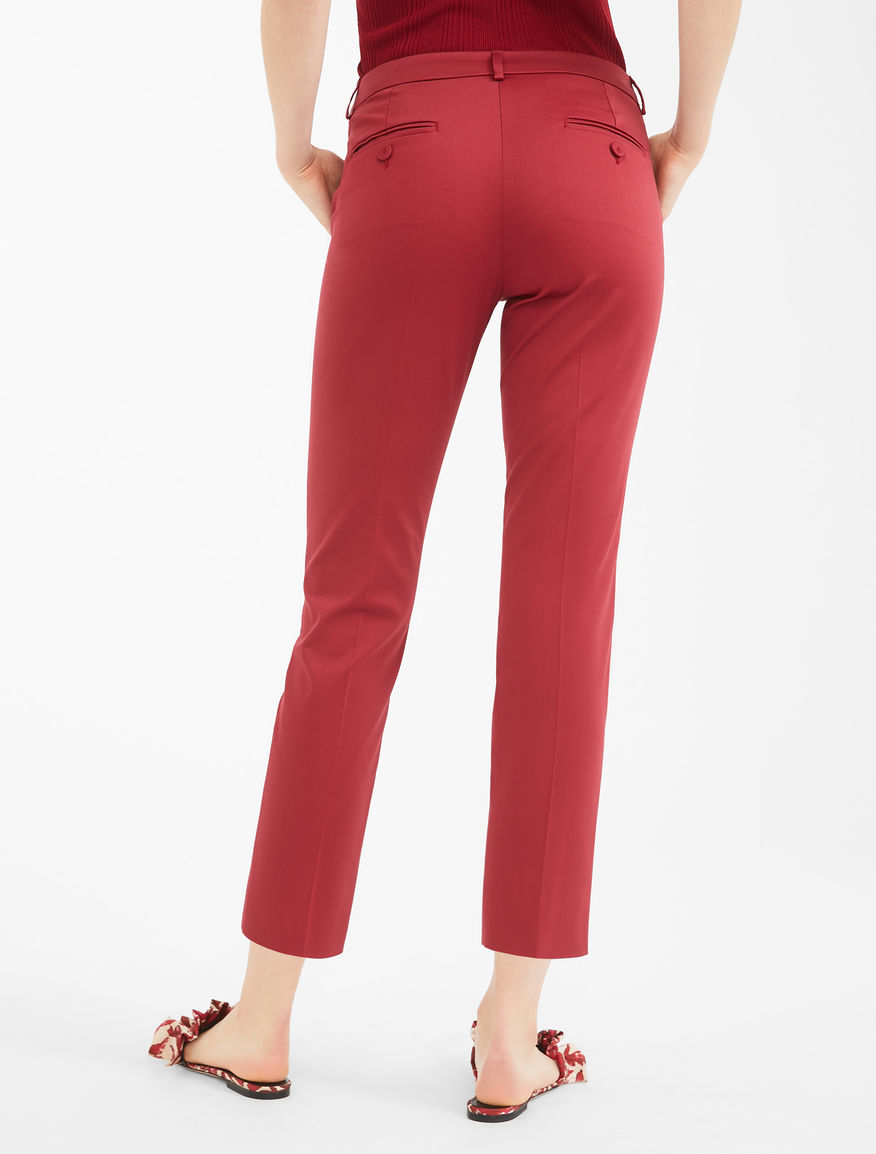 Cotton satin trousers Weekend Maxmara Cotton satin trousers Weekend Maxmara