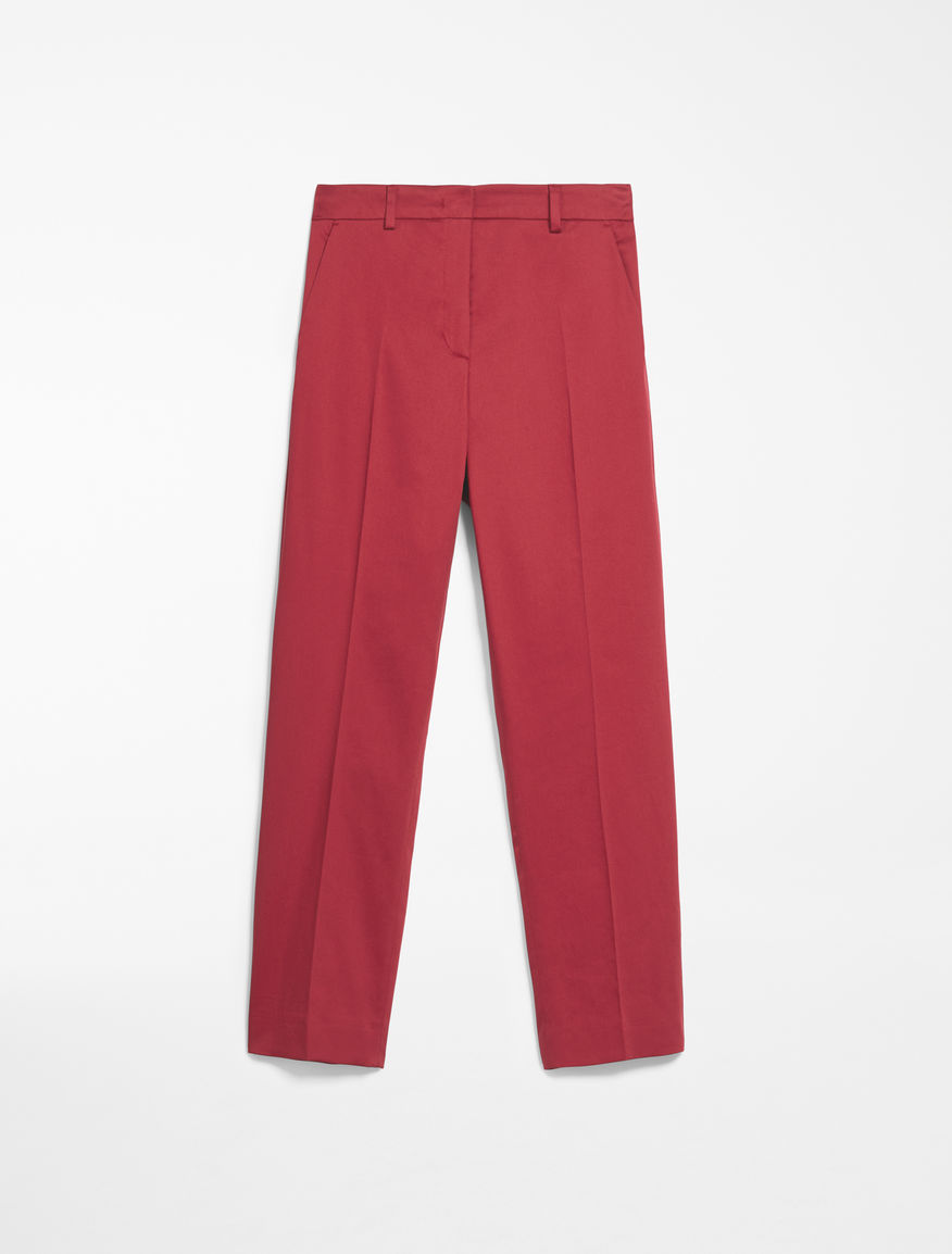 Cotton satin trousers Weekend Maxmara Cotton satin trousers Weekend Maxmara