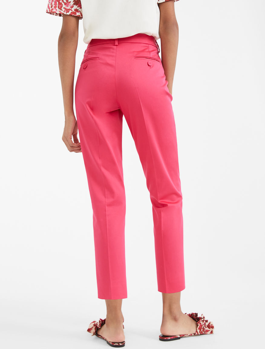 Cotton satin trousers Weekend Maxmara Cotton satin trousers Weekend Maxmara
