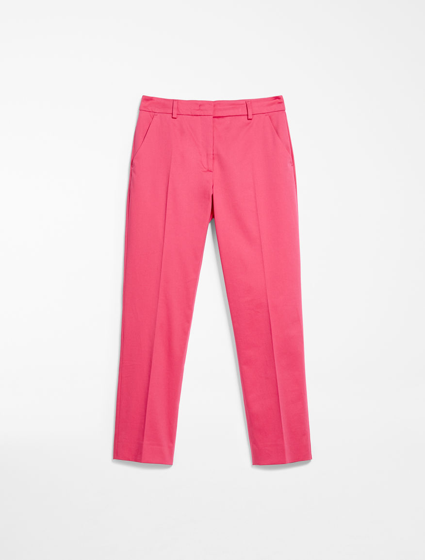 Cotton satin trousers Weekend Maxmara Cotton satin trousers Weekend Maxmara