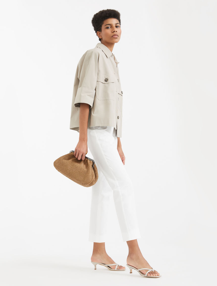 Cotton gabardine trousers Weekend Maxmara Cotton gabardine trousers Weekend Maxmara