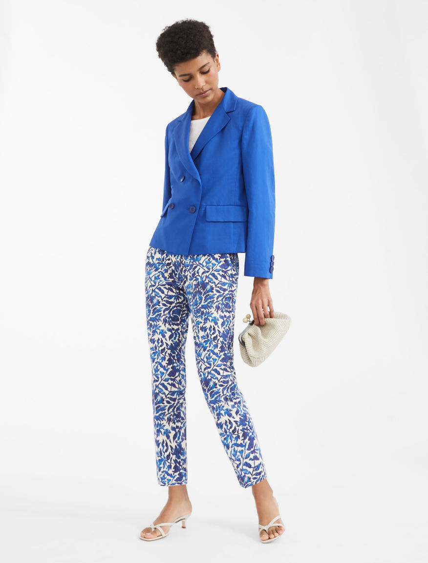 Cotton pique trousers Weekend Maxmara Cotton pique trousers Weekend Maxmara