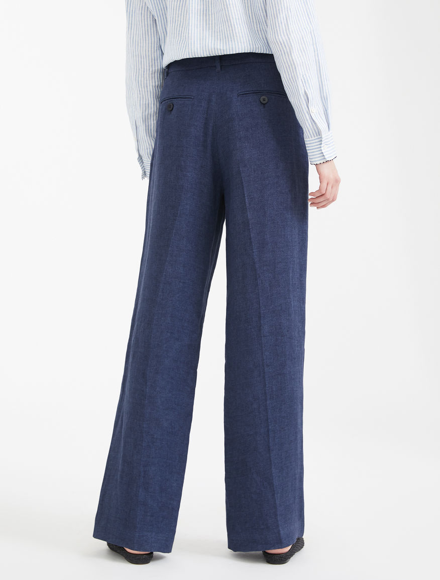 Linen canvas trousers Weekend Maxmara Linen canvas trousers Weekend Maxmara