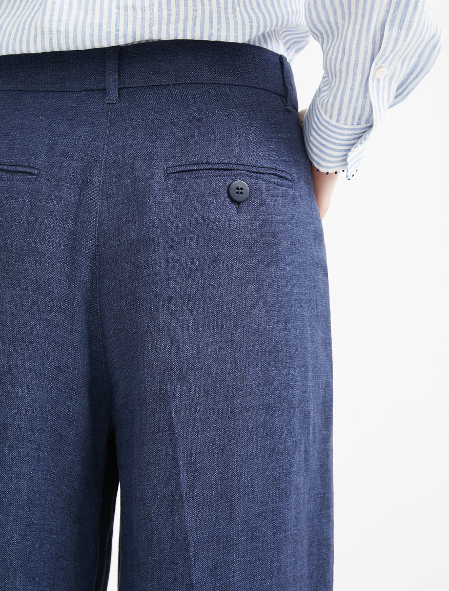 Linen canvas trousers Weekend Maxmara Linen canvas trousers Weekend Maxmara