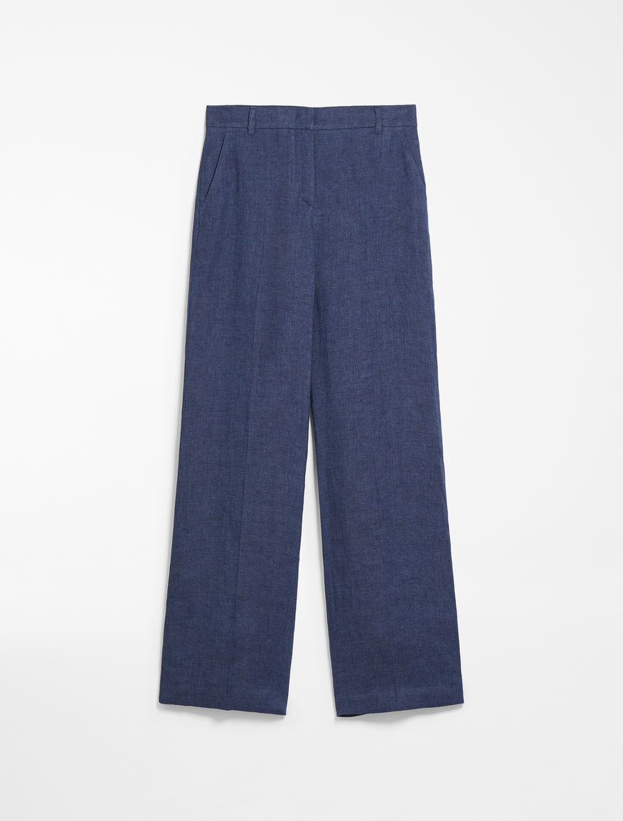 Linen canvas trousers Weekend Maxmara Linen canvas trousers Weekend Maxmara