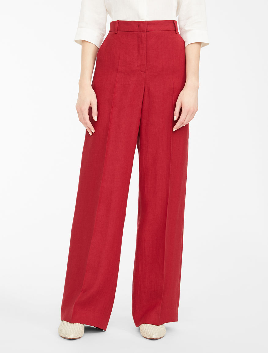 Linen canvas trousers Weekend Maxmara Linen canvas trousers Weekend Maxmara