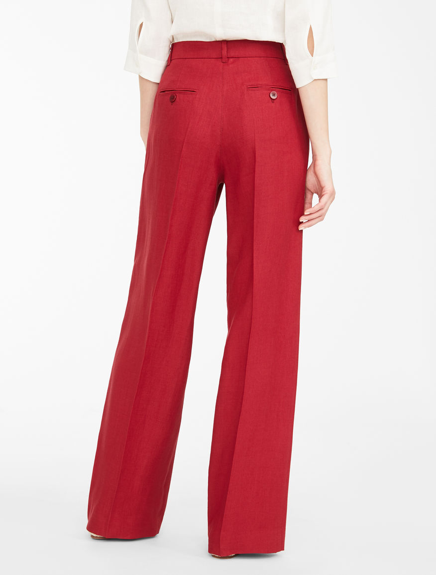 Linen canvas trousers Weekend Maxmara Linen canvas trousers Weekend Maxmara