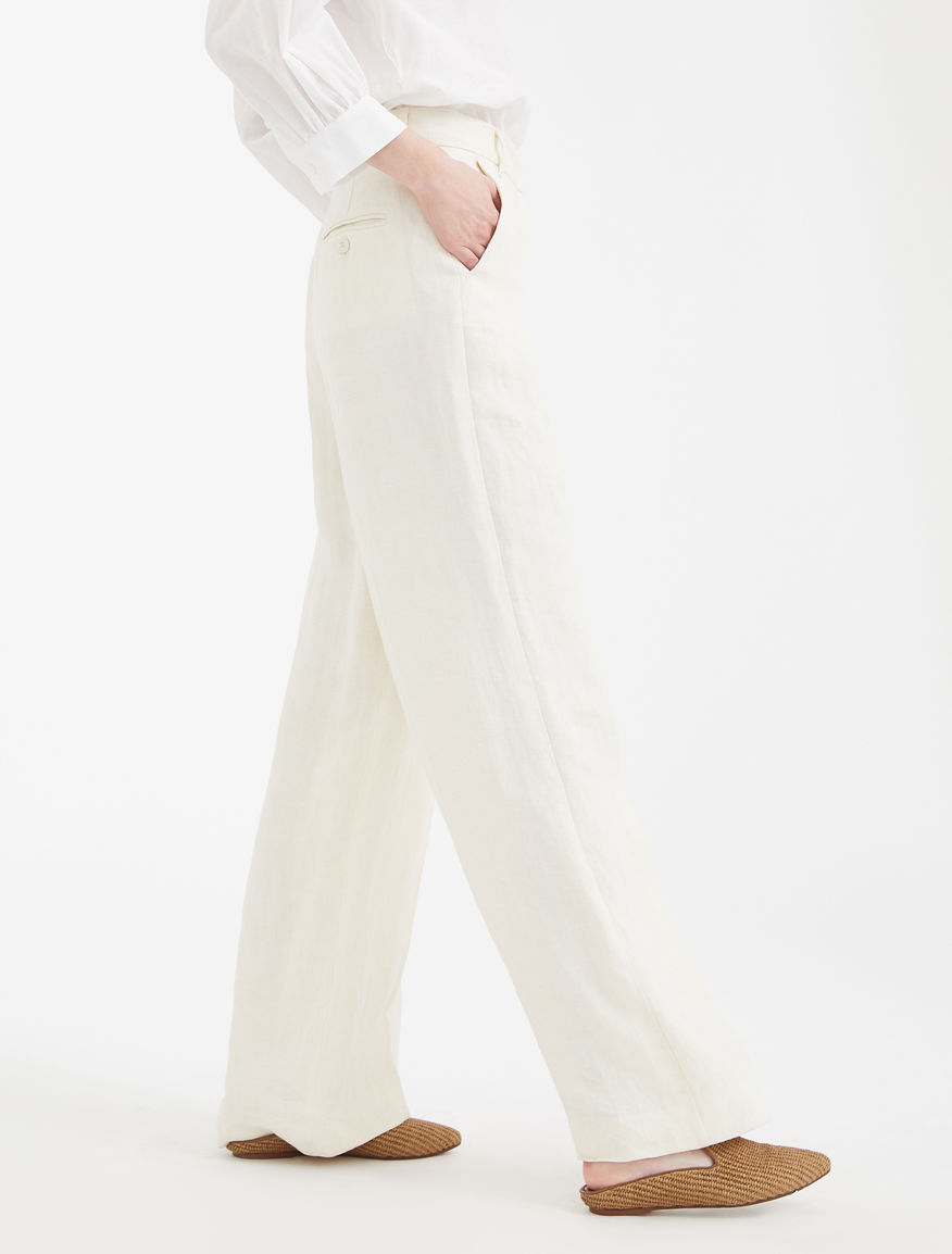 Linen canvas trousers Weekend Maxmara Linen canvas trousers Weekend Maxmara