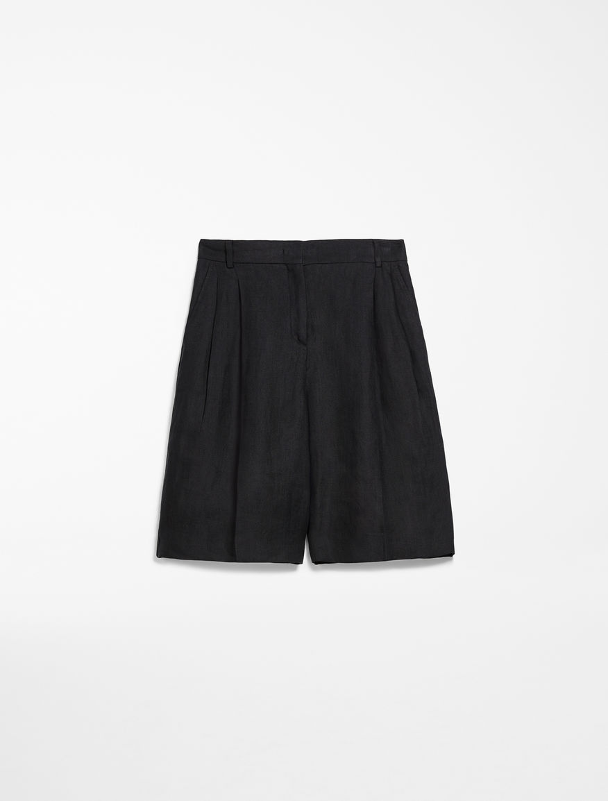 Linen canvas Bermuda shorts Weekend Maxmara Linen canvas Bermuda shorts Weekend Maxmara