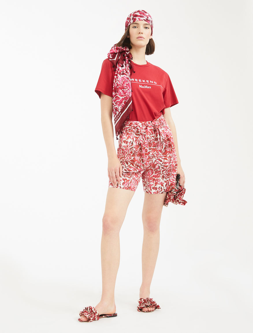 Cotton poplin shorts Weekend Maxmara Cotton poplin shorts Weekend Maxmara