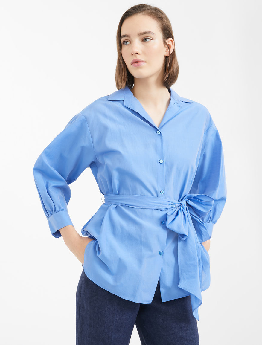Silk and cotton canvas shirt Weekend Maxmara Silk and cotton canvas shirt Weekend Maxmara