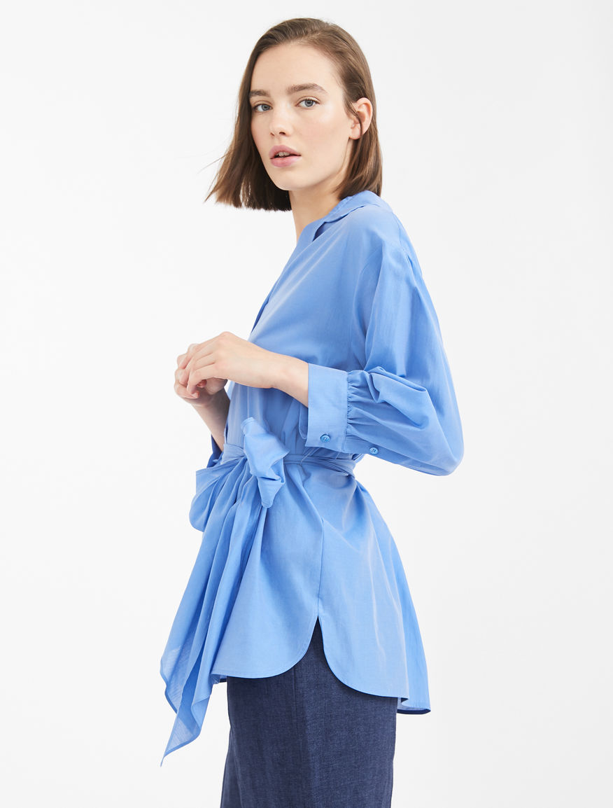 Silk and cotton canvas shirt Weekend Maxmara Silk and cotton canvas shirt Weekend Maxmara