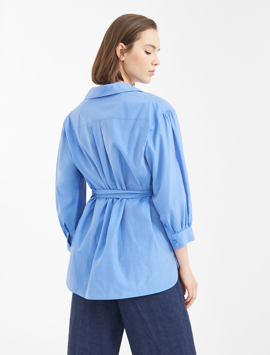 Silk and cotton canvas shirt Weekend Maxmara Silk and cotton canvas shirt Weekend Maxmara