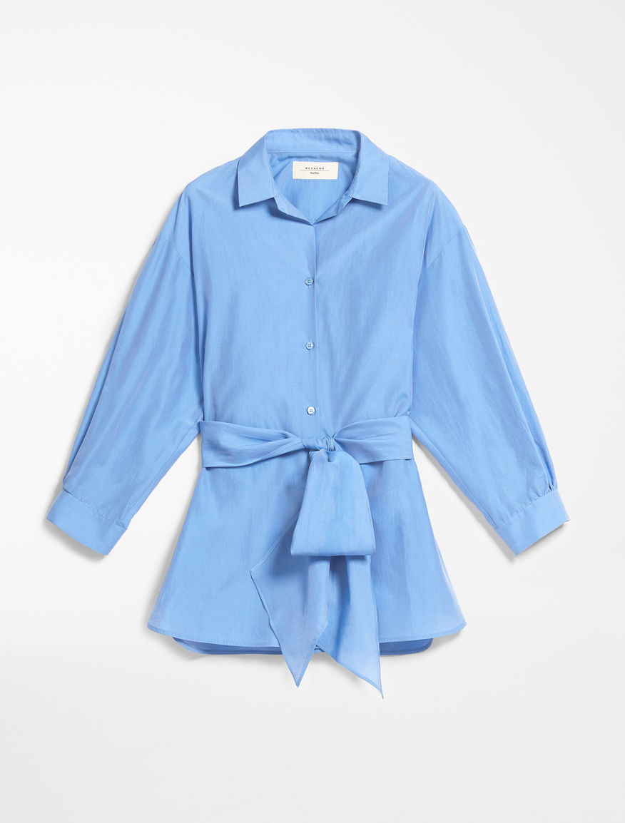 Silk and cotton canvas shirt Weekend Maxmara Silk and cotton canvas shirt Weekend Maxmara