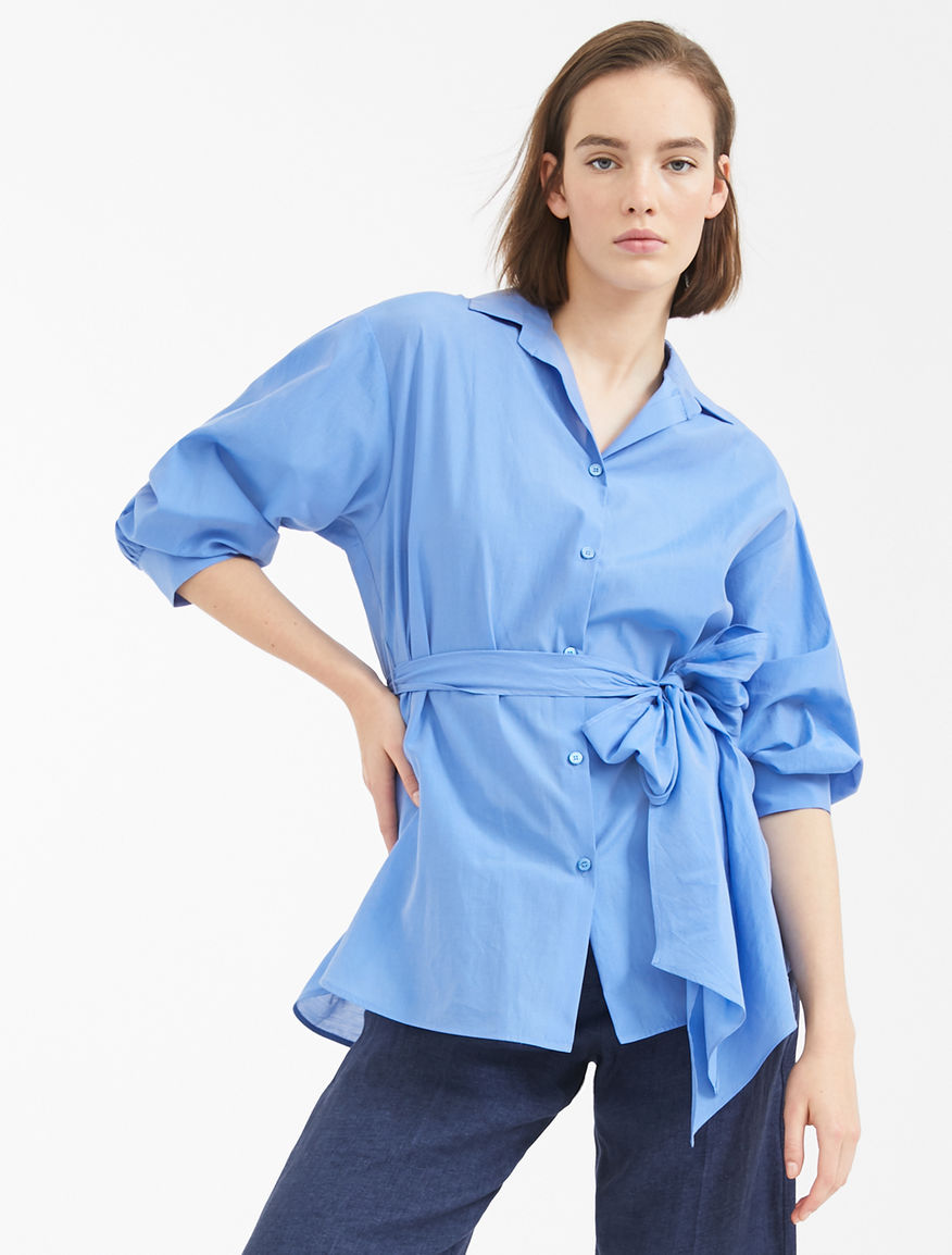 Silk and cotton canvas shirt Weekend Maxmara Silk and cotton canvas shirt Weekend Maxmara