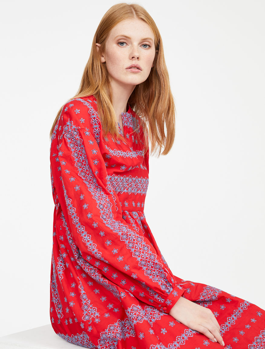 Embroidered poplin dress Weekend Maxmara Embroidered poplin dress Weekend Maxmara