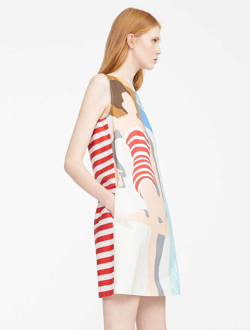 Printed poplin dress Weekend Maxmara Printed poplin dress Weekend Maxmara