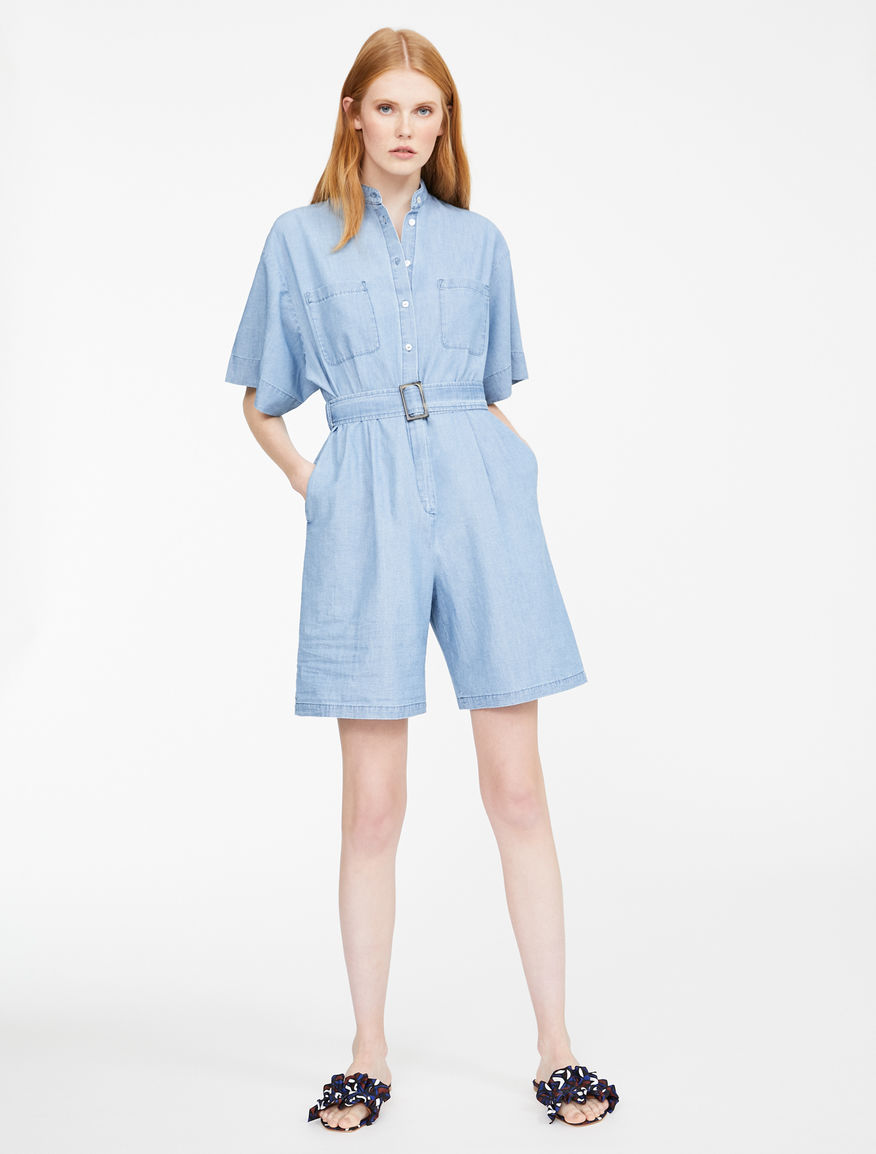 Cotton denim jumpsuit Weekend Maxmara Cotton denim jumpsuit Weekend Maxmara