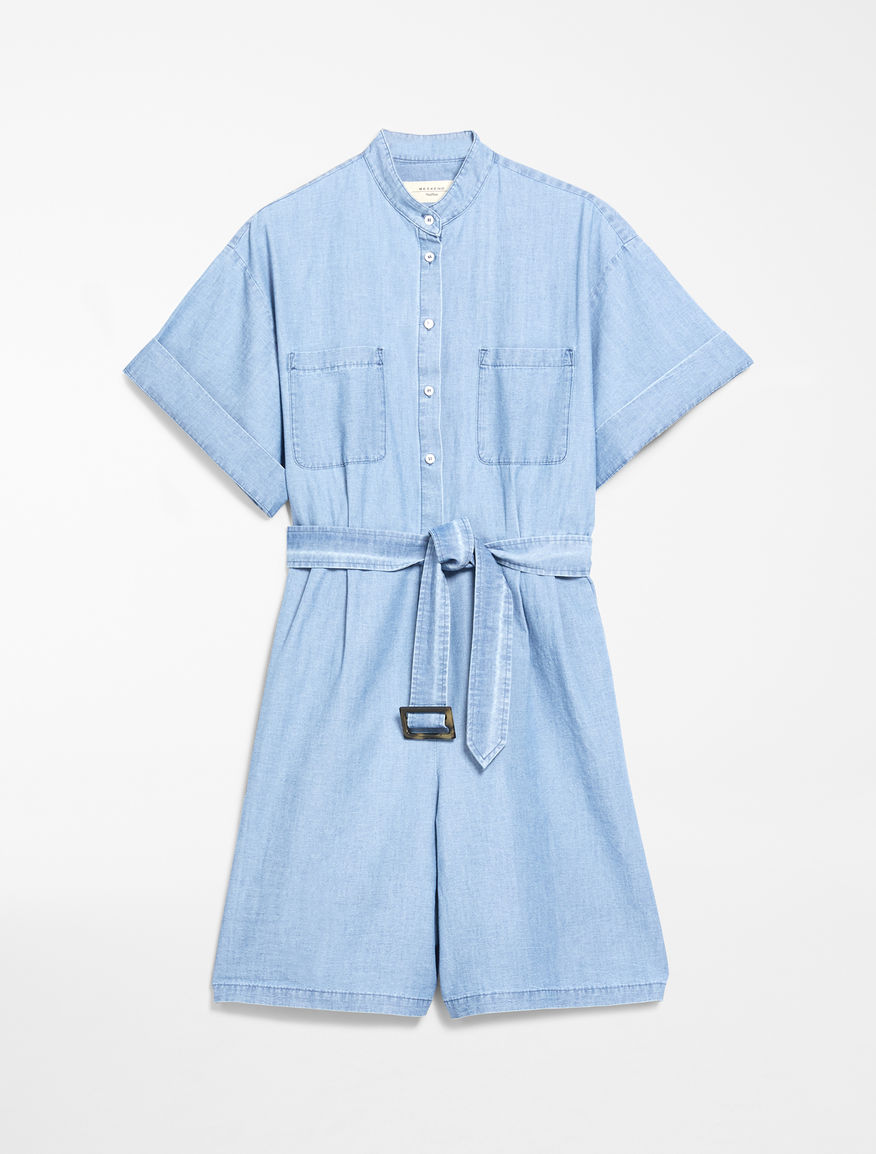 Cotton denim jumpsuit Weekend Maxmara Cotton denim jumpsuit Weekend Maxmara