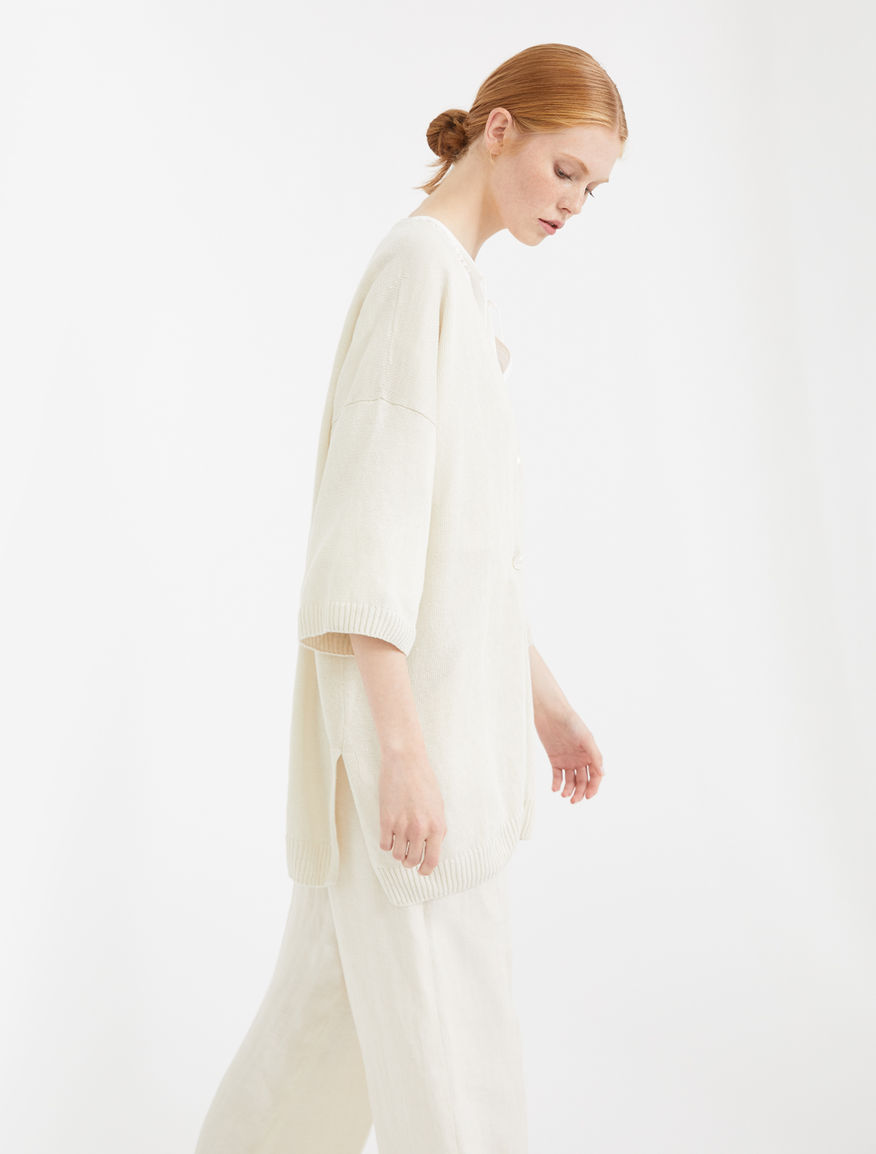 Linen cordonet cardigan Weekend Maxmara Linen cordonet cardigan Weekend Maxmara
