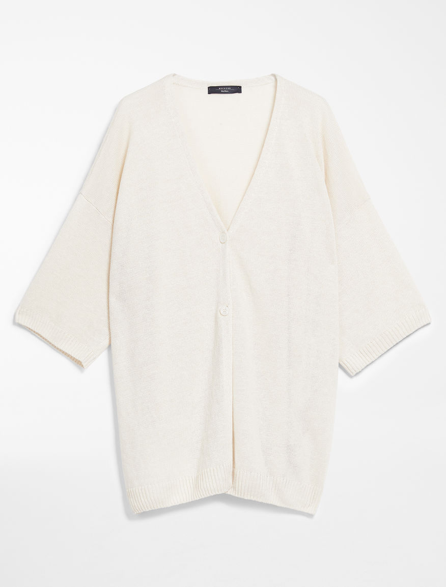 Linen cordonet cardigan Weekend Maxmara Linen cordonet cardigan Weekend Maxmara