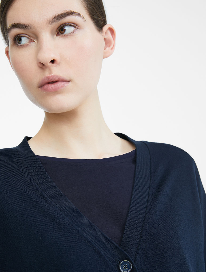 Cotton and silk yarn cardigan Weekend Maxmara Cotton and silk yarn cardigan Weekend Maxmara