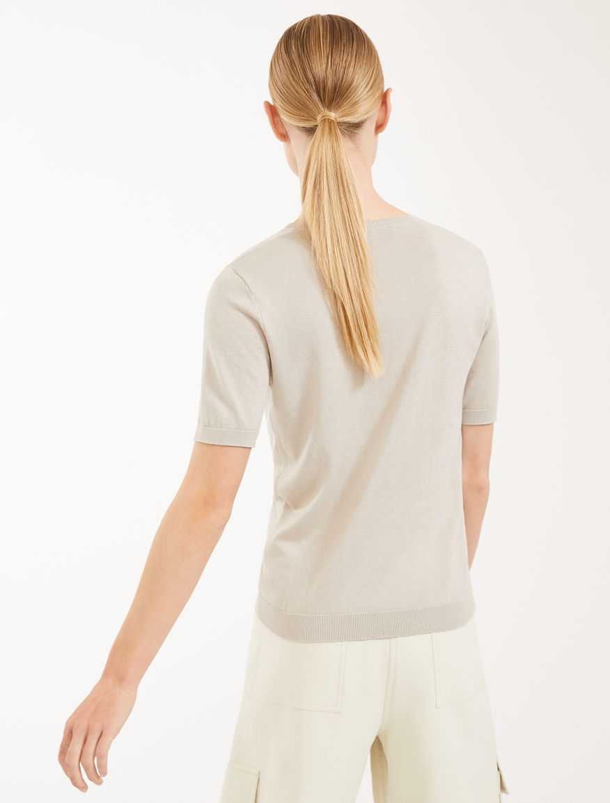 Cotton and silk yarn jumper Weekend Maxmara Cotton and silk yarn jumper Weekend Maxmara