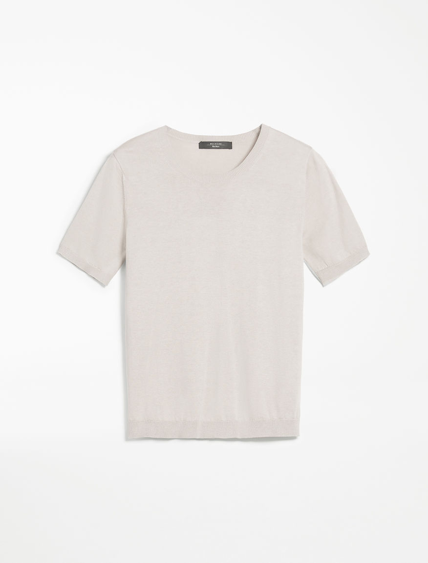 Cotton and silk yarn jumper Weekend Maxmara Cotton and silk yarn jumper Weekend Maxmara